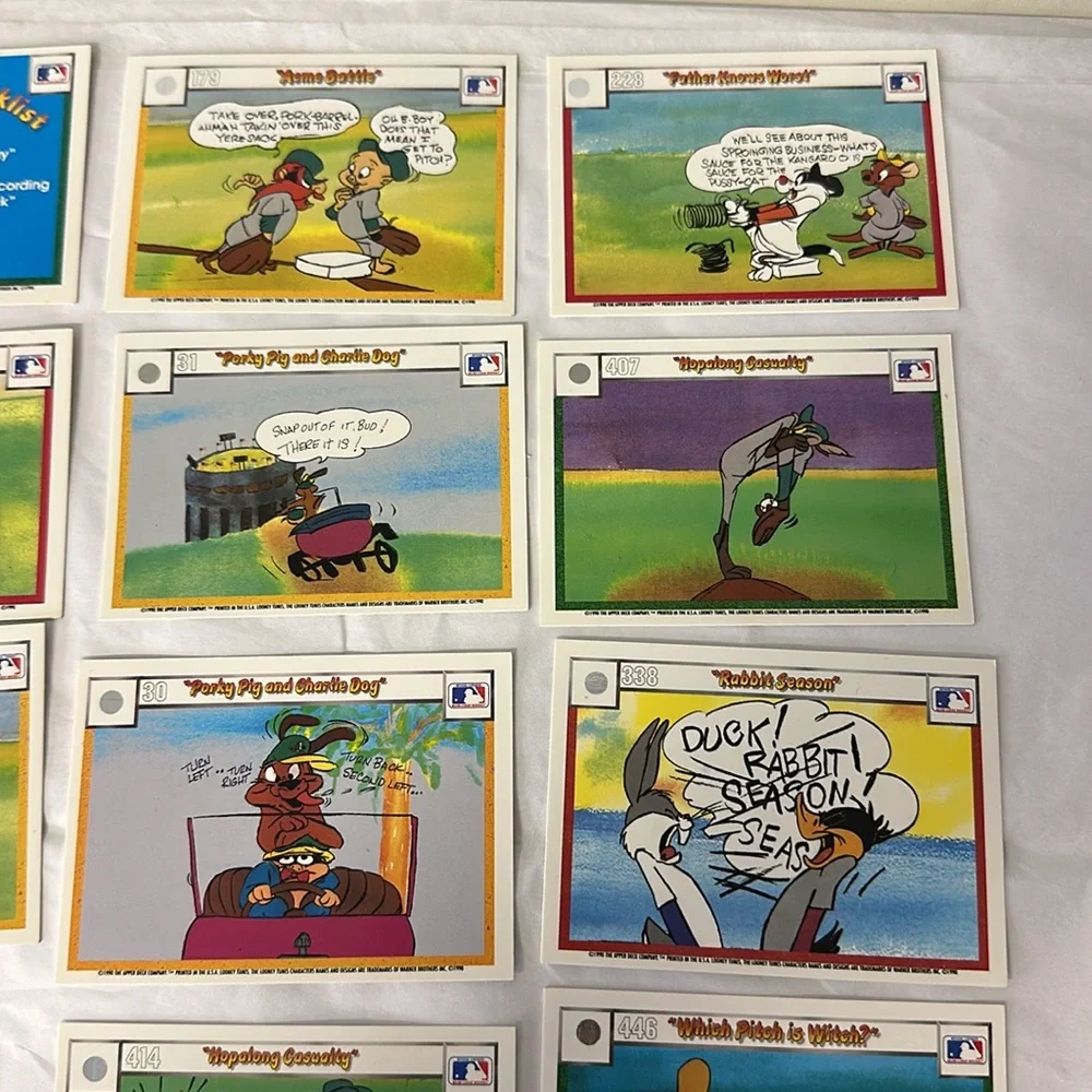 Vintage 1990 Upper Deck Looney Tunes trading Collectible cards 22 Total